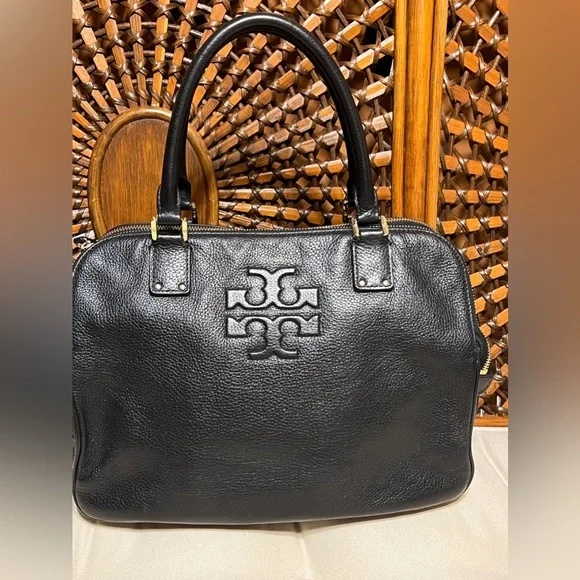 Tory burch double zip satchel hotsell